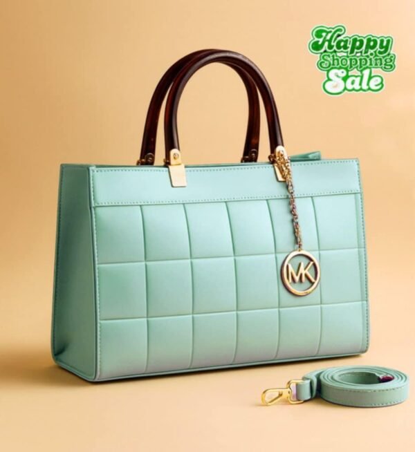 Emerald Elegance Tote Bag (Pastel Green)