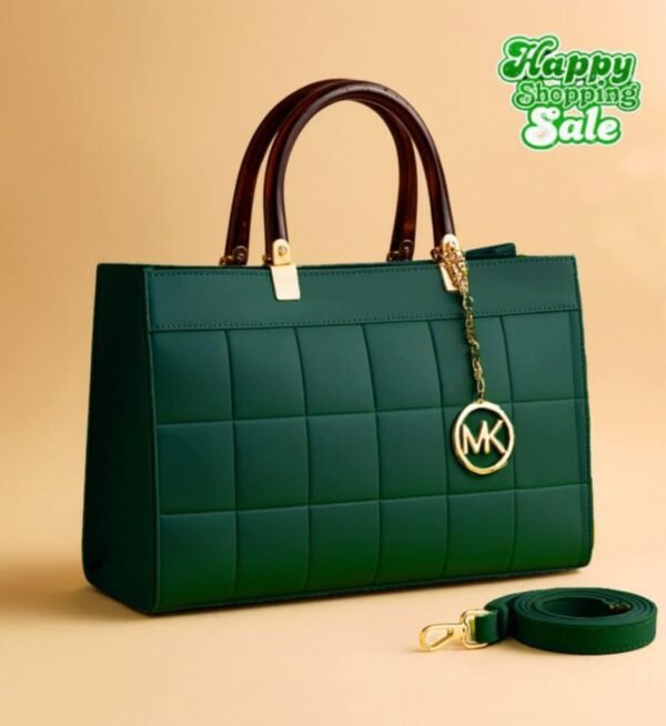 Emerald Elegance Tote Bag (Green)